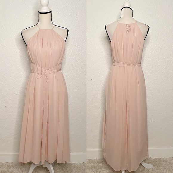 Tibi Dresses & Skirts - TIBI LONG HALTER DRESS SIZE 2